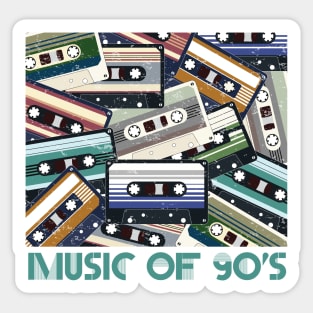 Music of 90's Sticker